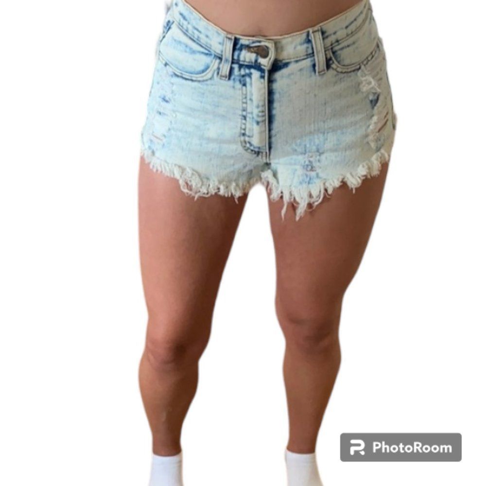 Vibrant Jean Shorts